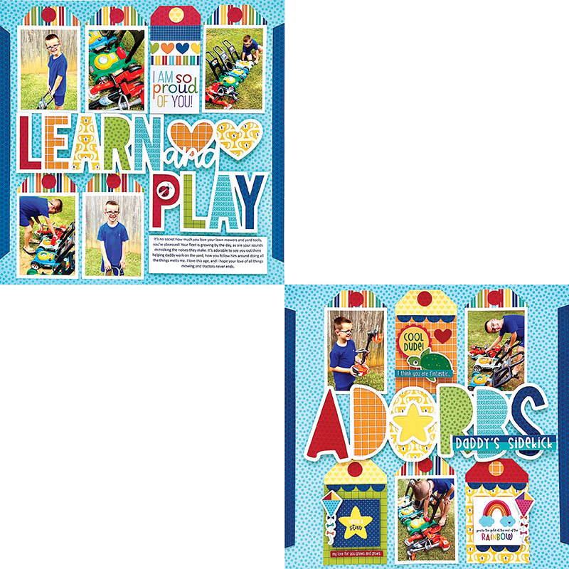 Learn & Play 2 Page Kit
