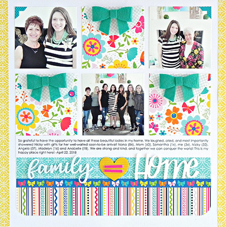 Multi Doodlebug HSH2054 Bella BLVD Chipboard Stickers 12X12 Sweet Home