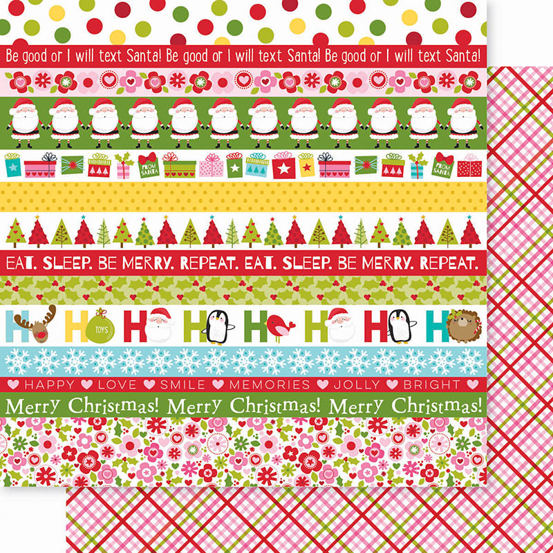 Santa Squad Borders Double Sided Cardstock (25 pc)