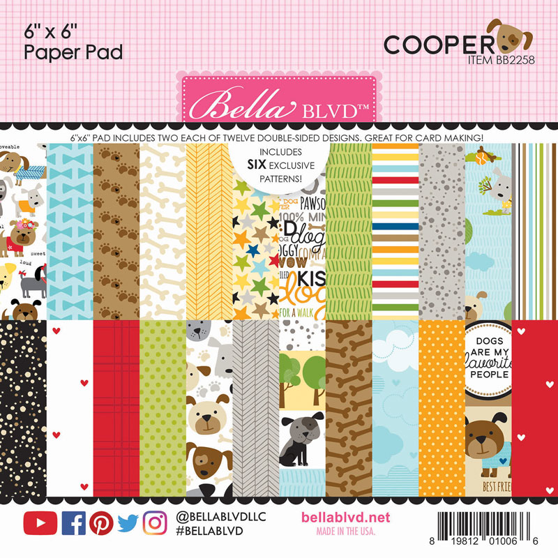Cooper 6x6 Paper Pad (6 pc)