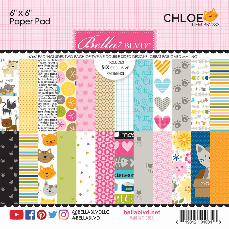 Chloe 6x6 Paper Pad (6 pc)