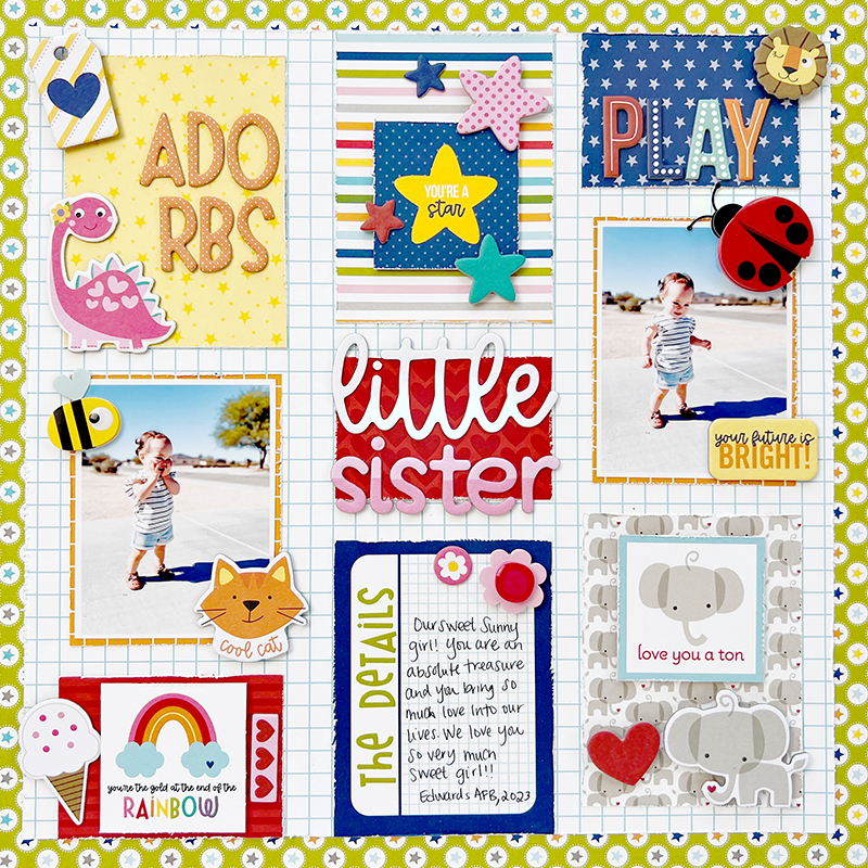 Adorbs Sibling Single Page Kit