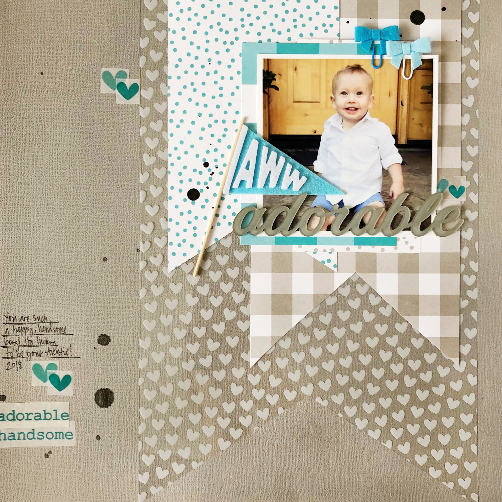 Baby Boy Single Page Kit