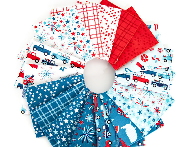 Fireworks & Freedom Fat Quarter Fabric Bundle