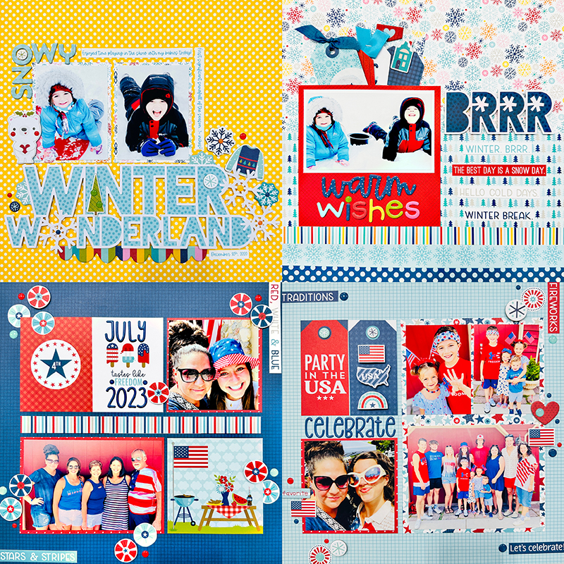 January and July 4 Page Kit