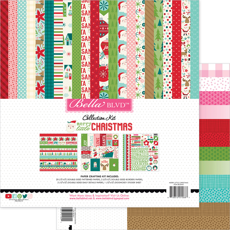 Merry Little Christmas Paper Packs