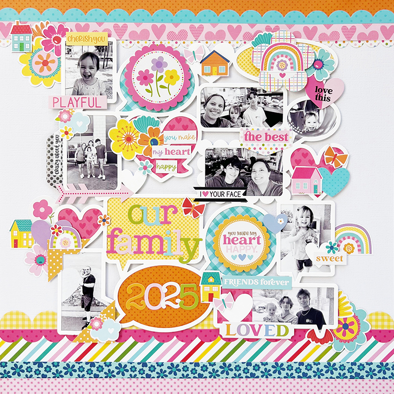 Our Family Single Page Kit