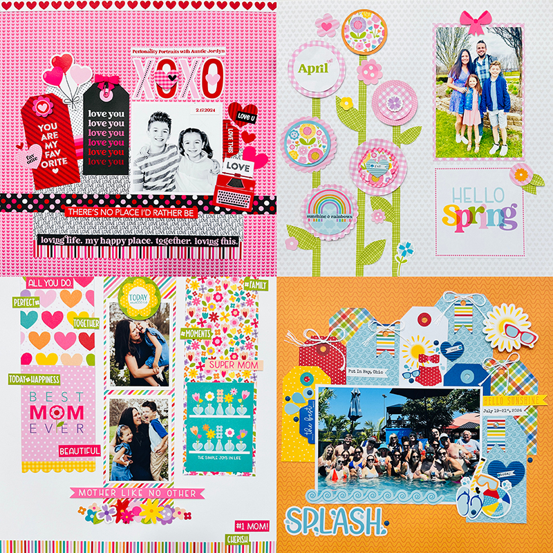 10 Completed Pages: Monthly Memories