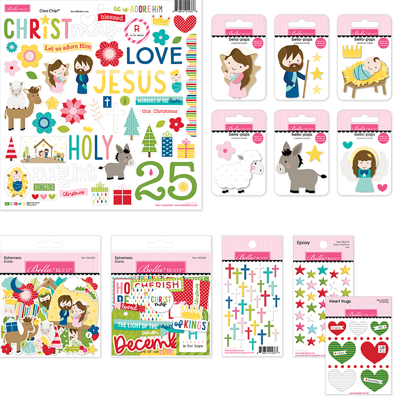 Let Us Adore Him Embellishment Bundle