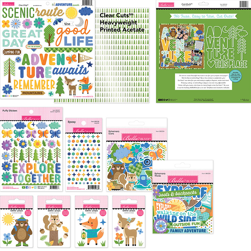 Adventure Awaits Embellishment Bundle