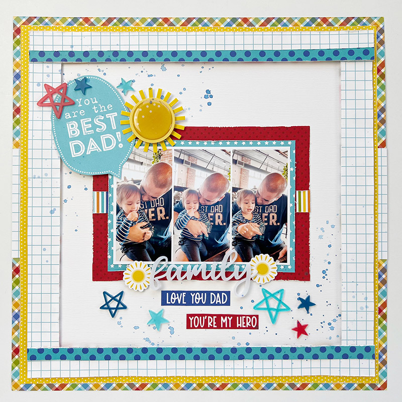 NEW! Best Dad Single Page Kit