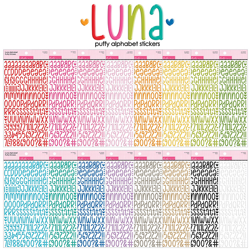 Besties Luna Puffy Alphabets