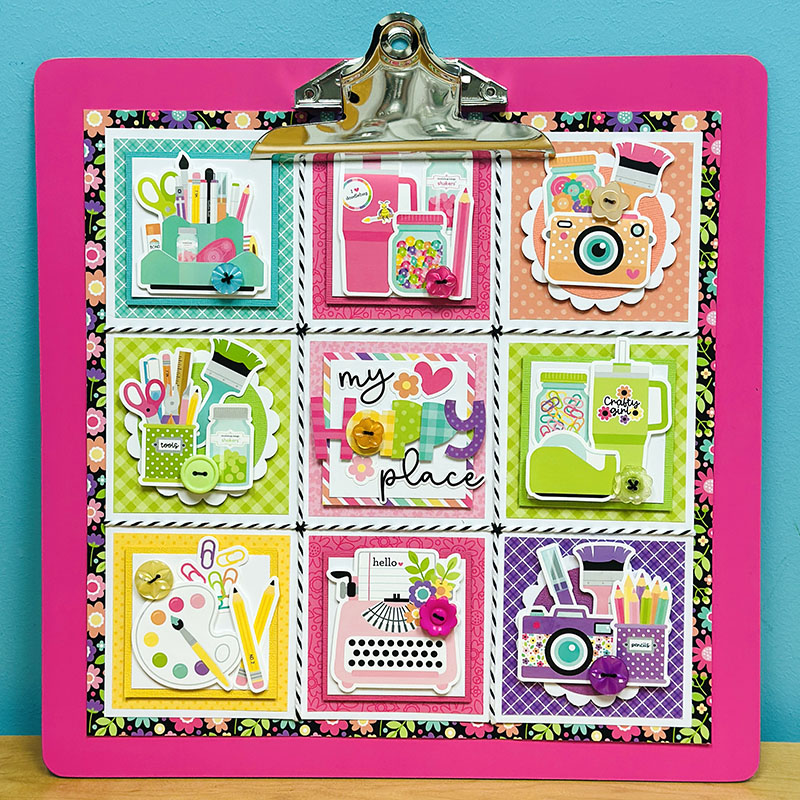 2:30-4:30pm My Happy Place Clipboard with Cynthea