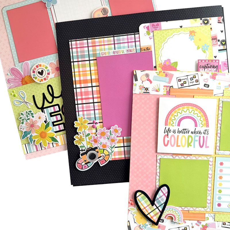 PICK UP Crafty Memories Layouts with Lindsay