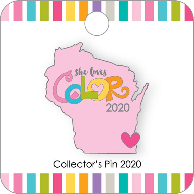 Pin Wisconsin She Loves Color 2020
