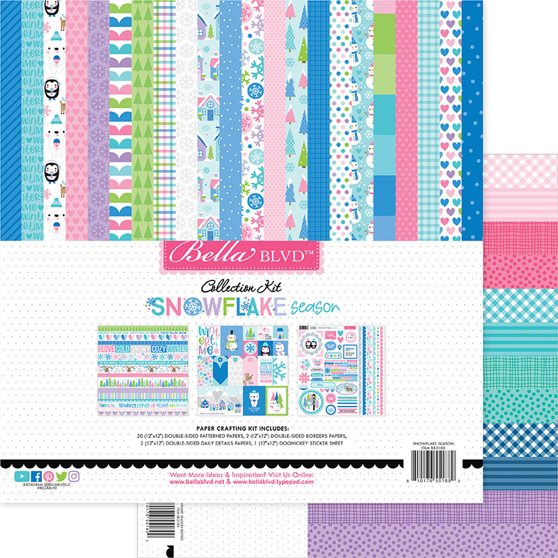 Snowflake Season Collection Kit & Paper Pack