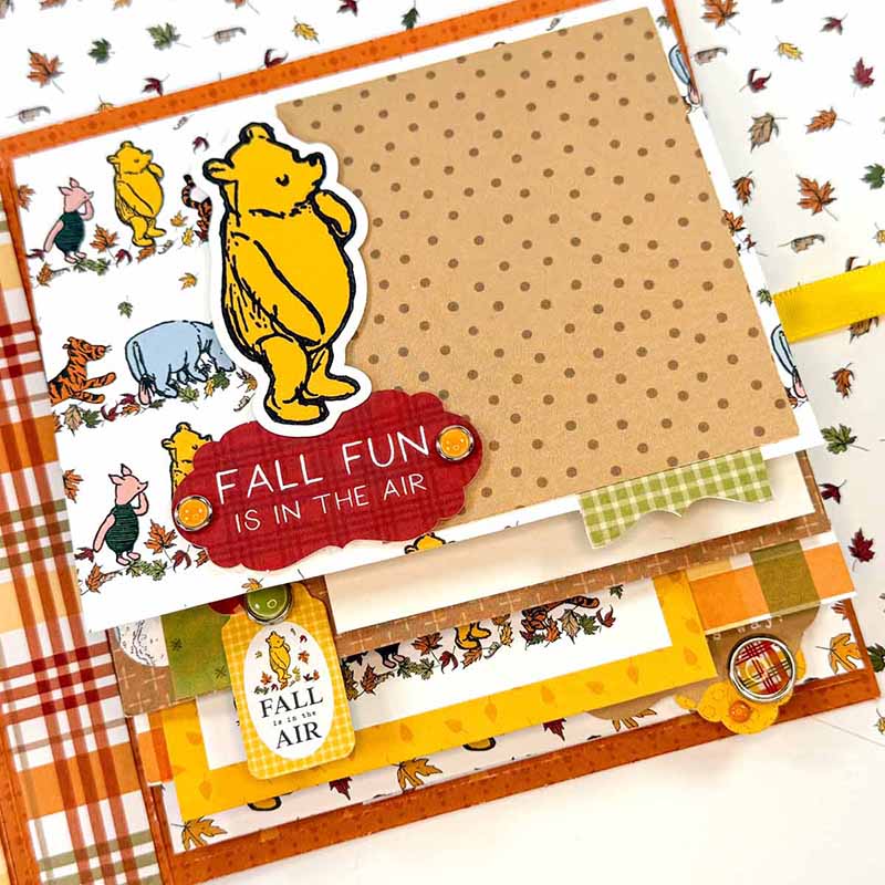10:30am-12:30pm Fall Fun with Pooh and Crew Mini Album with Tara