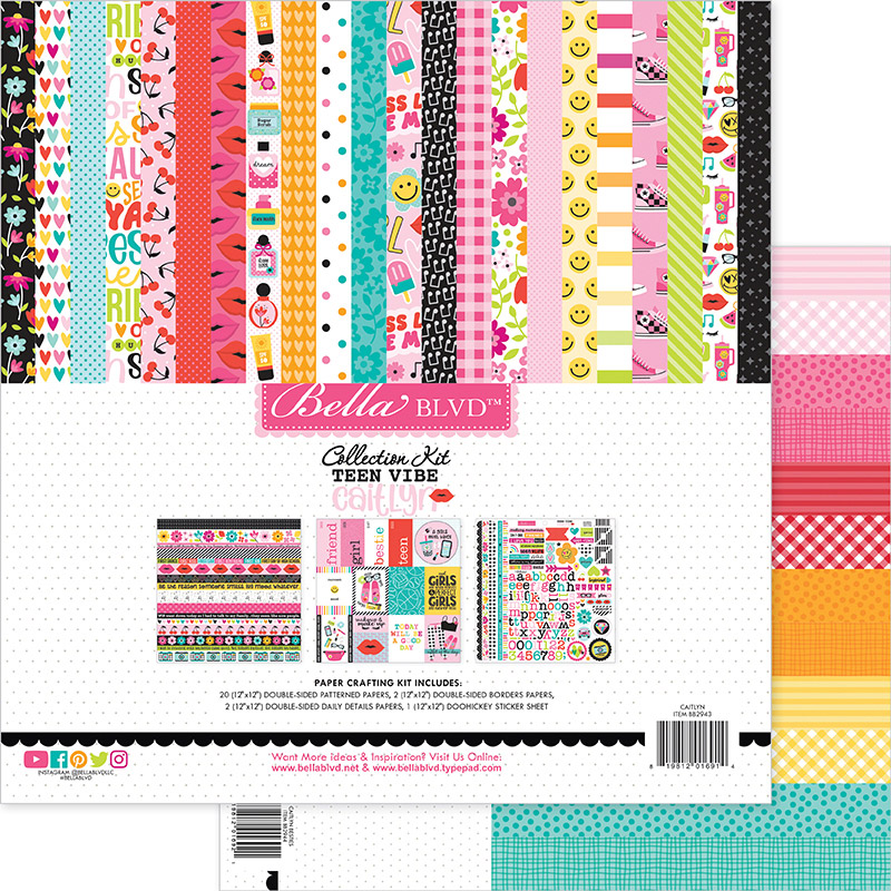 Teen Caitlyn Collection Kit & Paper Pack