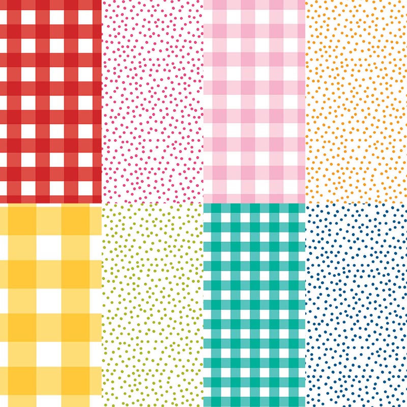 Plaids & Dotty Designer Patterns