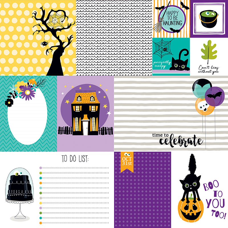 Sweet & Spooky Borders & 3x4s