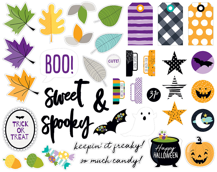 Sweet & Spooky Embellishment Pack