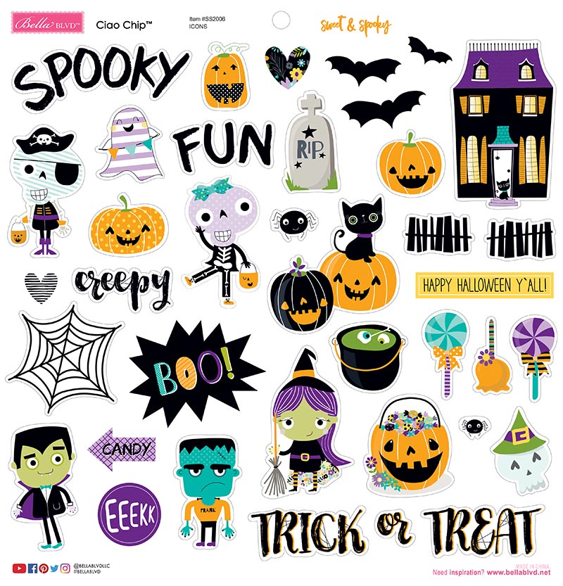 Sweet & Spooky Embellishment Pack