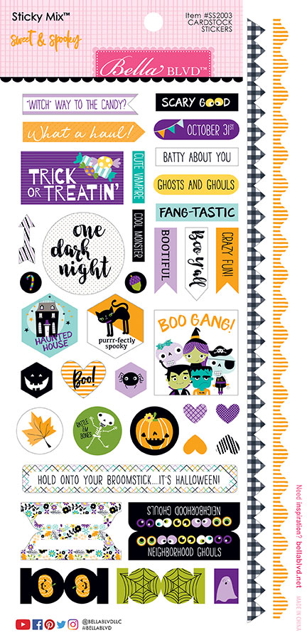 Sweet & Spooky Embellishment Pack